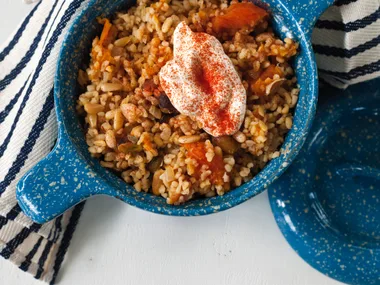 Spiced Persian bulghur wheat