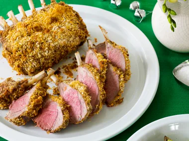 Crusted lamb racks