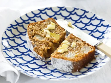 Spicy pear loaf
