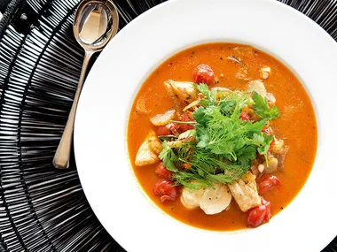 Fish soup with fennel