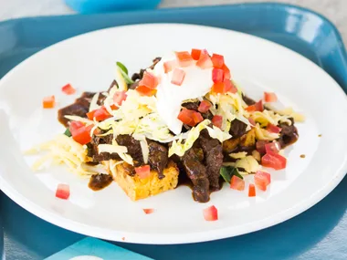 Tex-Mex beef and cornbread