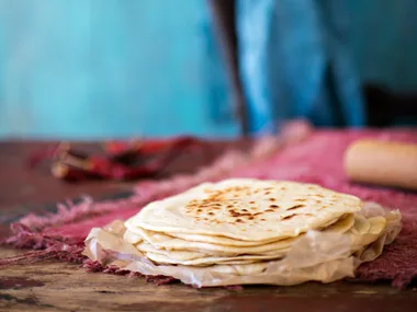 Hand-rolled flour tortillas