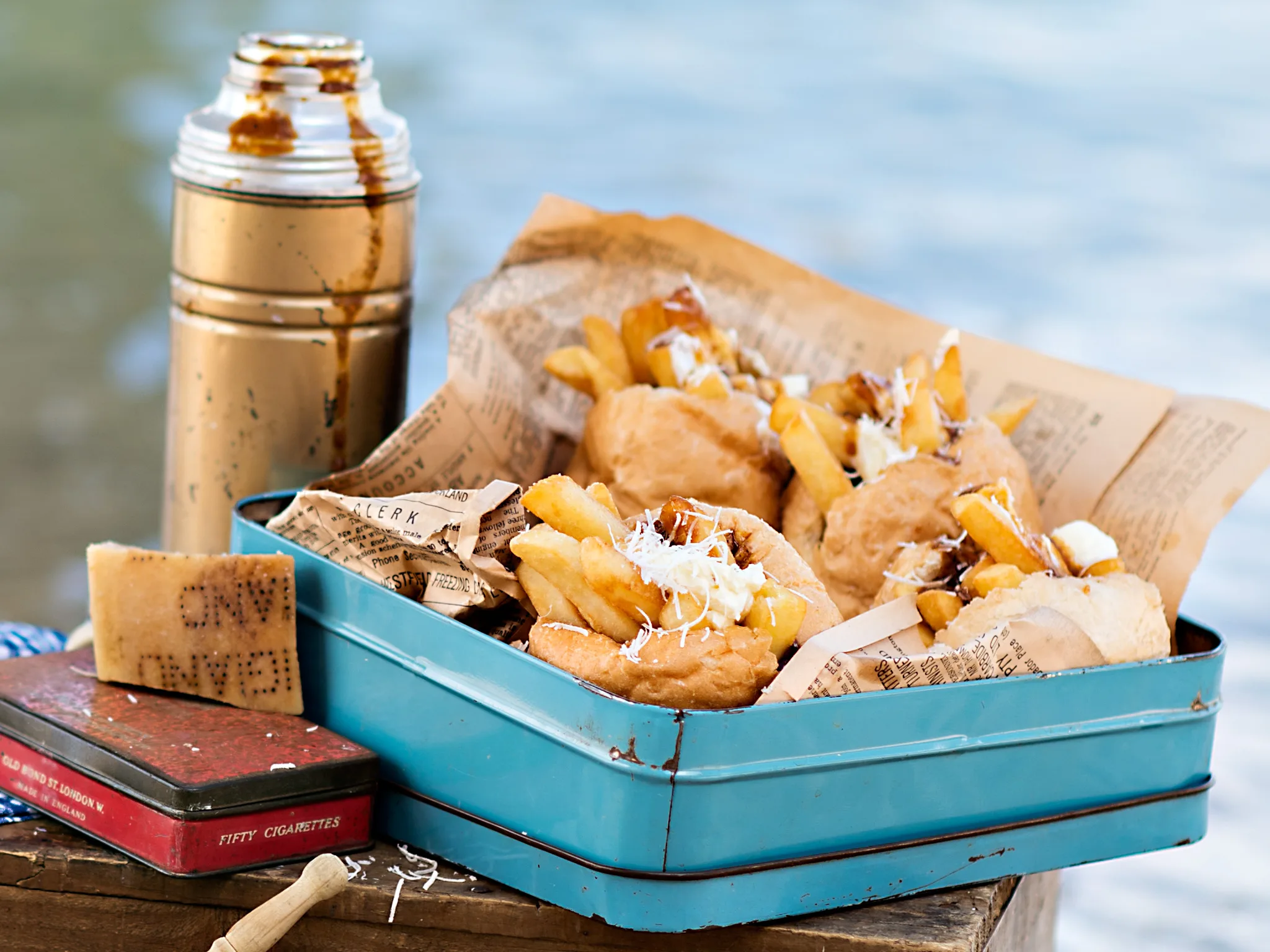 Poutine chip butties