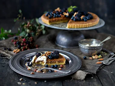 Woodland nut tart recipe