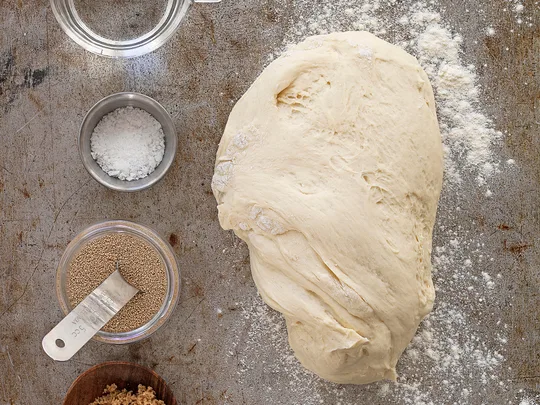 How to make pizza or bread dough