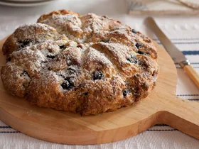 Blueberry and almond breakfast scone