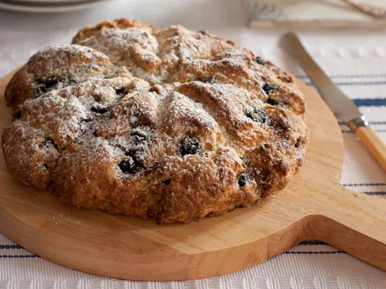 Blueberry and almond breakfast scone