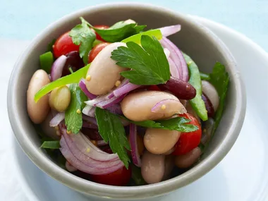 Four bean mixed salad