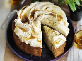 Apple cake with burnt butter frosting