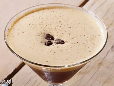 Espresso martini cocktail