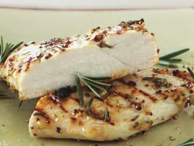 Chicken with mustard and rosemary