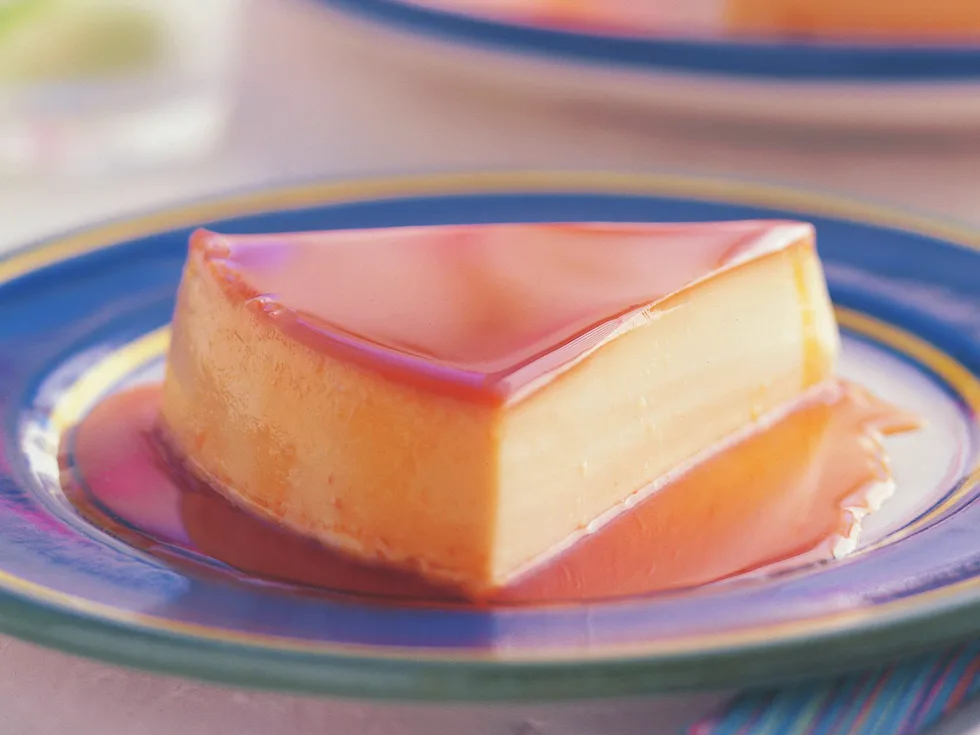 Cinnamon flan