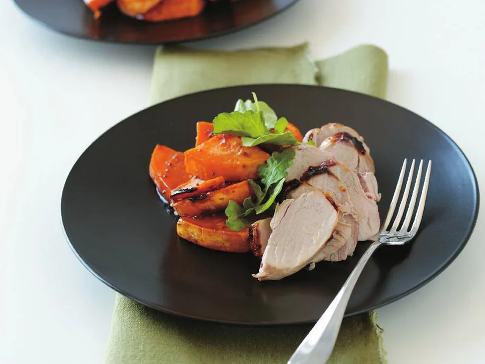 Honey and soy roast pork