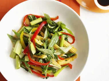 Hot, sweet and sour mixed vegetables