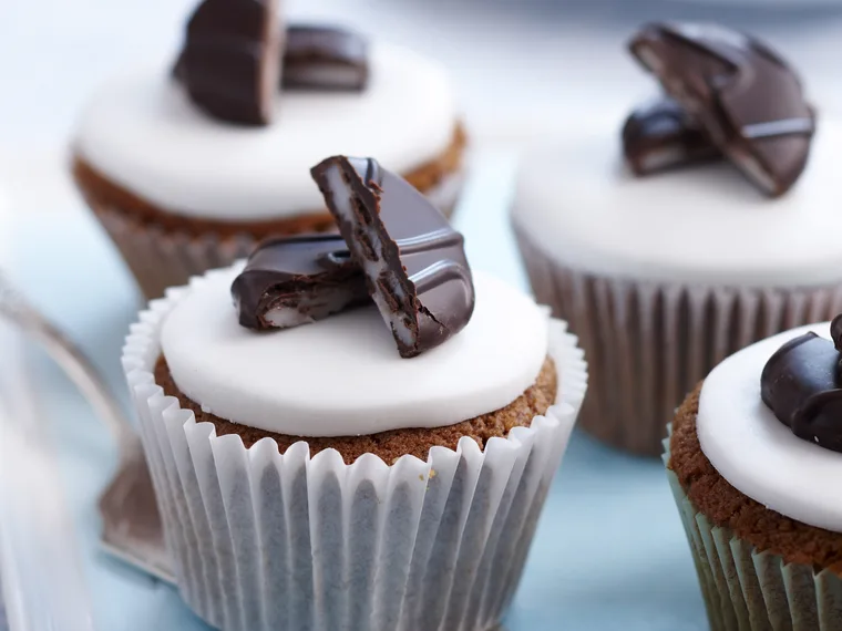 Choc peppermint cupcakes