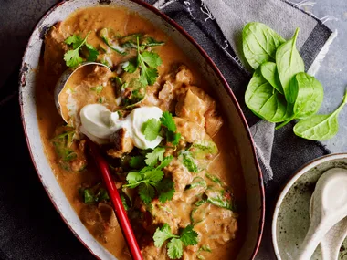 Peppered pork curry