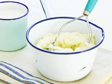 Olive oil & garlic mashed potato