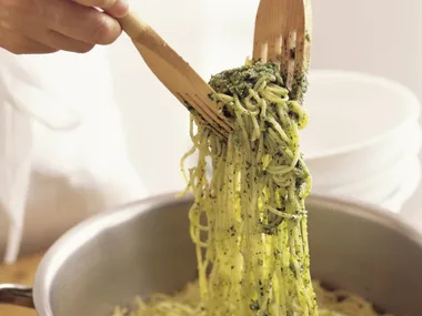 Pesto spaghettini