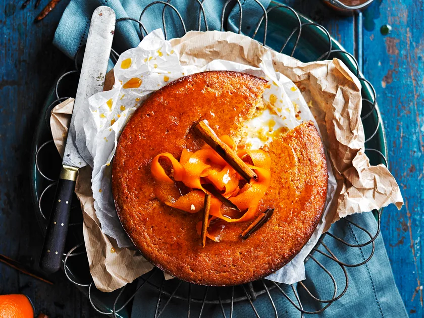Olive oil marmalade cake