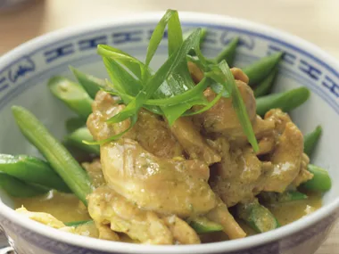 Thai green chicken curry