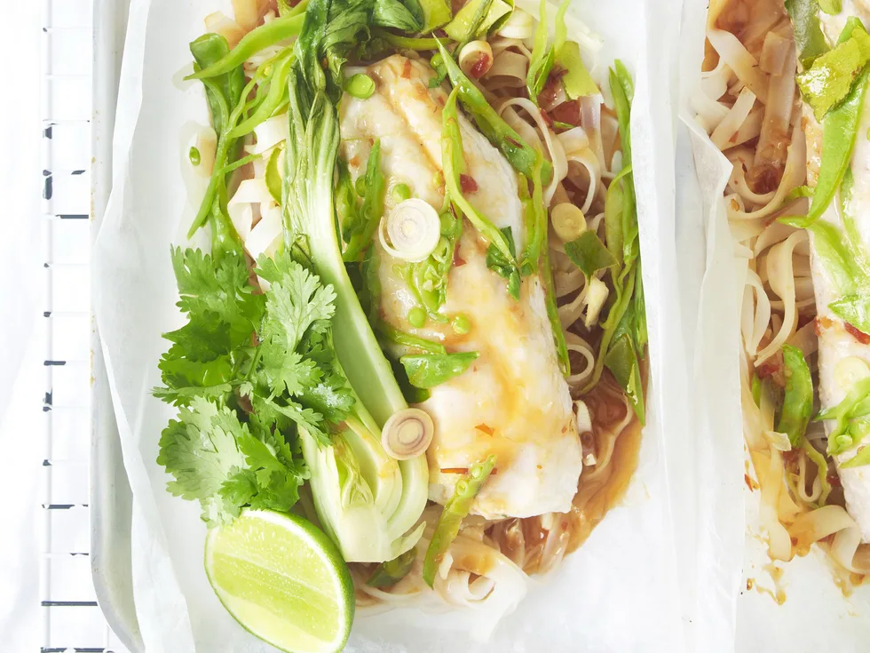 Thai fish parcels