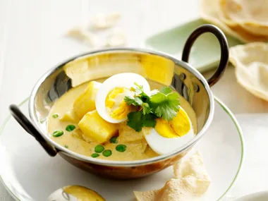 Pea and potato curry