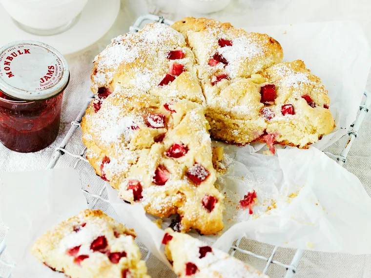 Strawberry bliss scones