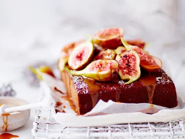 Almond and scorched fig tart