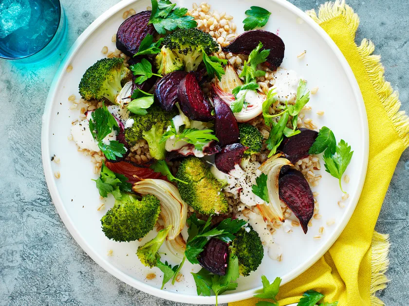 Pearl barley salad