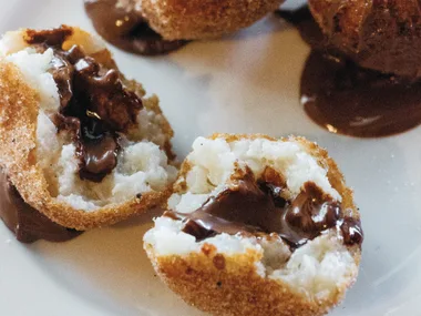 Chocolate arancini