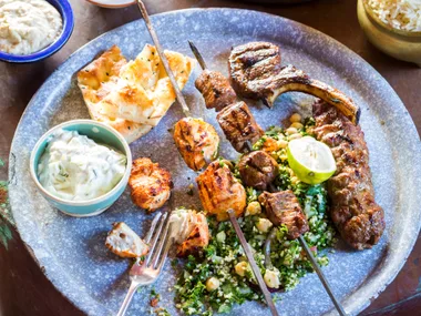 Turkish mixed grill