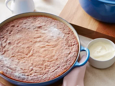 Summer lemon and berry pudding