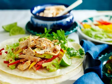 Spicy chicken tortillas
