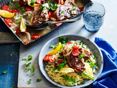 Greek lamb chops