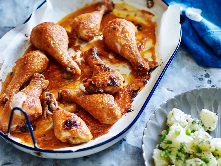 Spicy chicken drumsticks