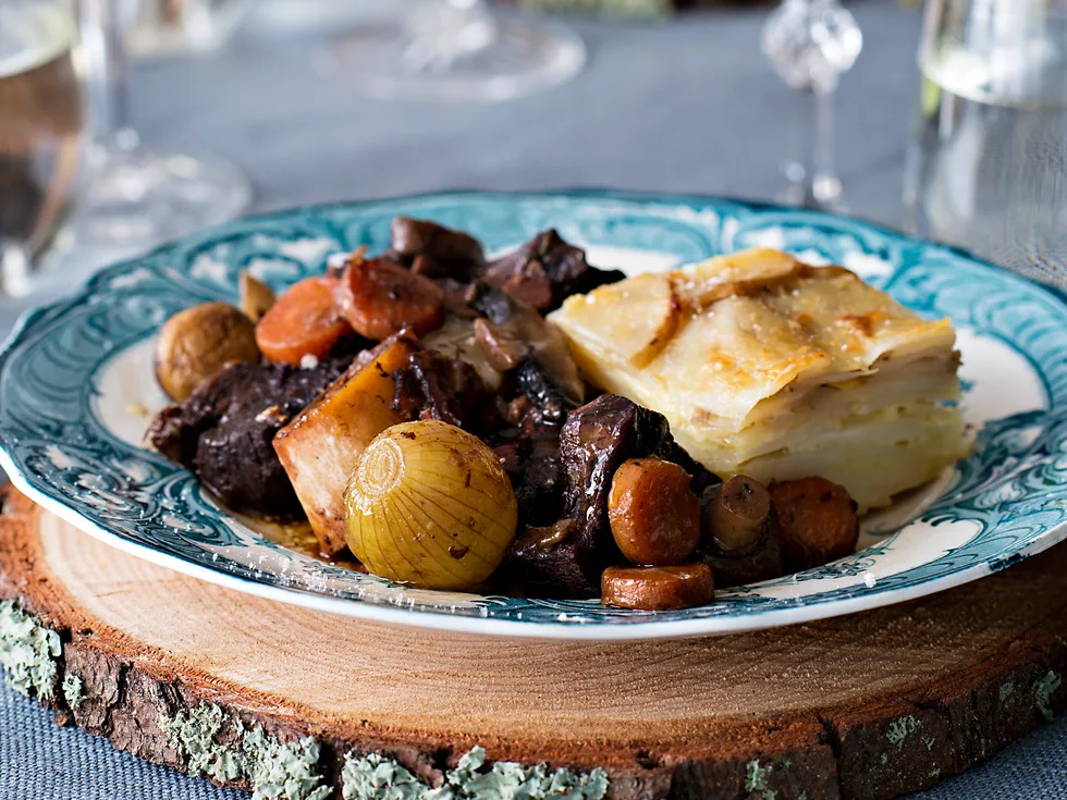 Boys’ boeuf bourguignon