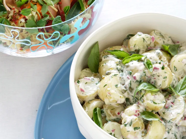 Salsa verde potato salad