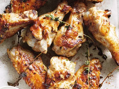 Lemon thyme chicken wings