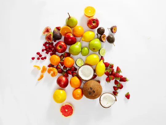 Whole fruit and fresh veg are vegetarian essentials
