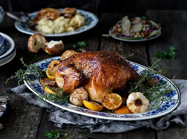 Easy roast chicken