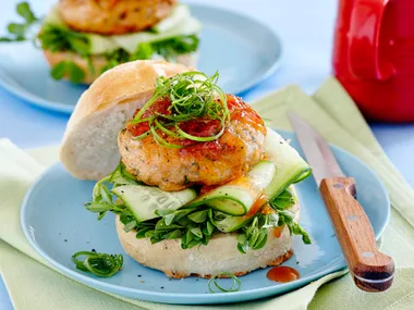 Thai fish burgers