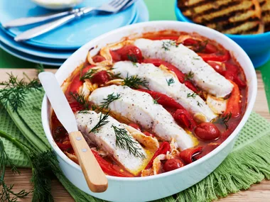 Baked sweet and sour fish
