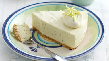 Lemon and lime cheesecake