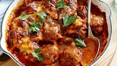 Parmigiana meatballs
