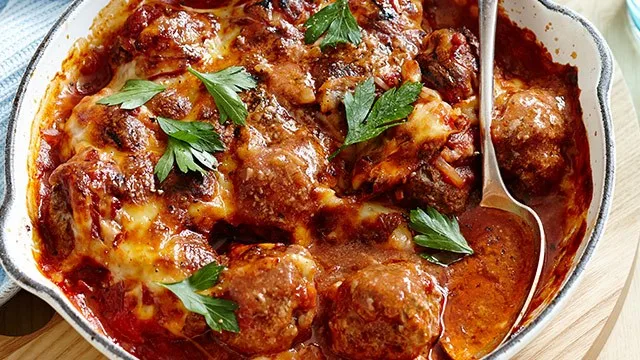 Parmigiana meatballs