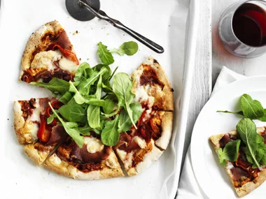 TALEGGIO,PROSCIUTTOANDROCKETPIZZAS