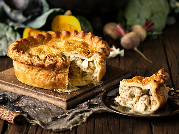 French-style chicken pie
