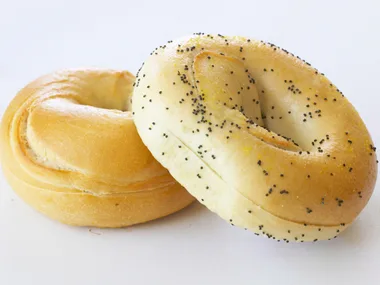 Mini bagel BLT sandwiches