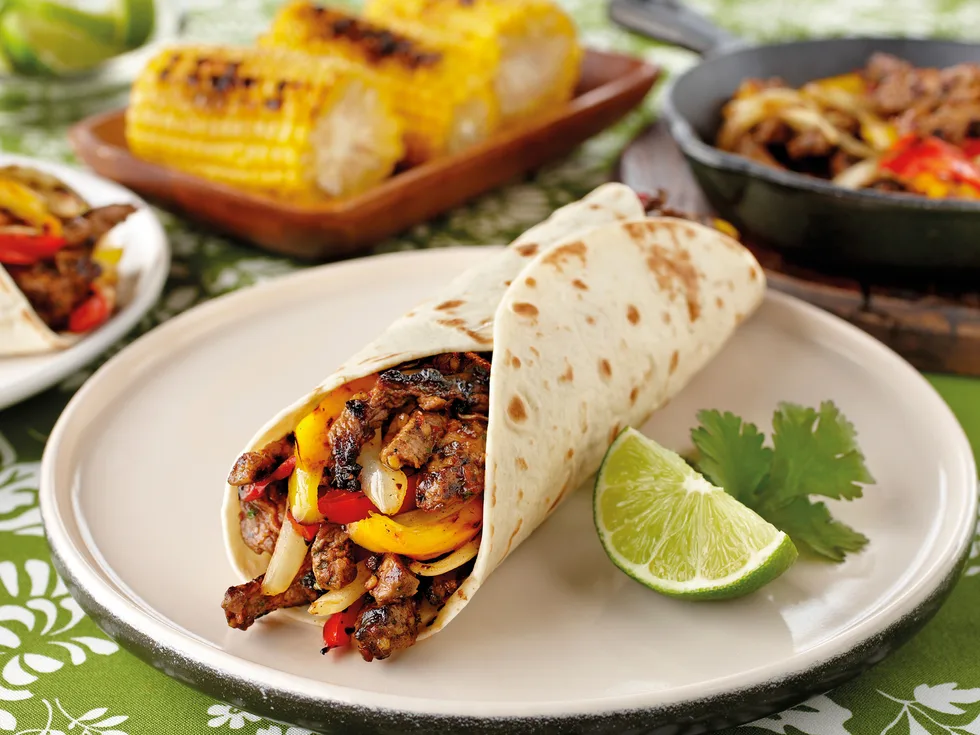 Classic beef fajitas