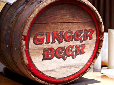 Homemade ginger beer